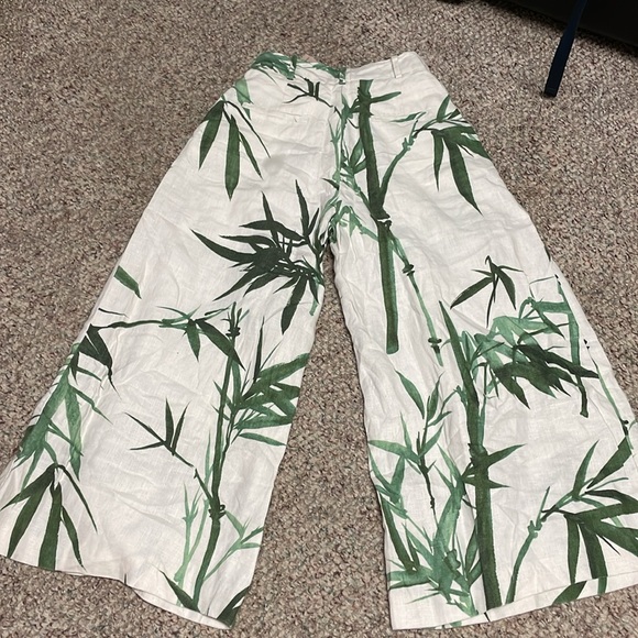 Massimo dutti 100% linen cropped pant - Picture 9 of 9